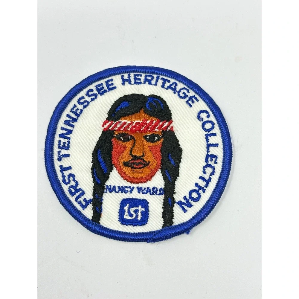 Vintage First Tennessee Heritage Collection Nancy Ward Cherokee Indian Patch E1